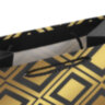 Пакет подарочный (1 штука) 18x10x23 см, ЗОЛОТАЯ СКАЗКА "Gold Luxury", тиснение фольгой, чёрный, 608248, 12 штук, 608248