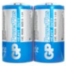 Батарейки КОМПЛЕКТ 2 шт., GP PowerPlus D (13C), солевые, в пленке, 13CEBRA-2S2, 457759