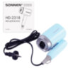 Фен для волос дорожный SONNEN HD-2318, 1500 Вт, складной, 2 температуры, 2 скорости, 454695, 454695