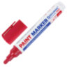 Маркер-краска лаковый (paint marker) 6 мм, КРАСНЫЙ, НИТРО-ОСНОВА, BRAUBERG PROFESSIONAL PLUS EXTRA, 151452, 151452