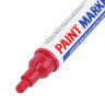 Маркер-краска лаковый (paint marker) 6 мм, КРАСНЫЙ, НИТРО-ОСНОВА, BRAUBERG PROFESSIONAL PLUS EXTRA, 151452, 151452