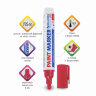 Маркер-краска лаковый (paint marker) 6 мм, КРАСНЫЙ, НИТРО-ОСНОВА, BRAUBERG PROFESSIONAL PLUS EXTRA, 151452, 151452