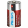 Батарейки алкалиновые КОМПЛЕКТ 2 шт., PHILIPS Power Alkaline, D (LR20, 13А), блистер, Б0062732, 457391