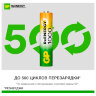 Батарейки аккумуляторные GP ReEnergy Ni-Mh мизинчиковые КОМПЛЕКТ 2 шт., ААА (HR03), 950 mAh, 100AAAHCRGY, 100AAAHCRGY-2CR, 458467