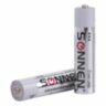 Батарейки КОМПЛЕКТ 10 шт, SONNEN Alkaline, AAA (LR03, 24А), алкалиновые, мизинчиковые, в коробке, 451089, 451089