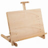 Мольберт настольный BRAUBERG ART CLASSIC, регулируемый верхний держатель, 50х37х39 см, бук, 191756, 191756