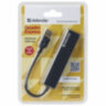 Хаб USB 3.0, 4 порта, черный, DEFENDER QUADRO EXPRESS, 83204, 513471