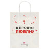 Пакет подарочный (1 штука) 26х13х32 см (L) "Love Story", ассорти, крафт, ЗОЛОТАЯ СКАЗКА, 700821, 24 штук, 700821