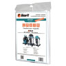 Мешки для сбора пыли к пылесосам BSS-1220-PRO, BSS-1518-PRO, объем 20 л, КОМПЛЕКТ 5 шт., BORT BB-20U, 91275875, 670589