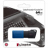 Флеш-диск 64 GB KINGSTON DataTraveler Exodia M, разъем USB 3.2, черный/синий, DTXM/64GB, 513781