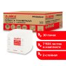 Бумага туалетная листовая 250 шт., LAIMA (Система T3) PREMIUM, 2-слойная, белая, 21х11 см, КОМПЛЕКТ 30 пачек, 112515, 112515