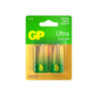 Батарейки КОМПЛЕКТ 2 шт., GP Ultra G-Tech, С (LR14, 14А), алкалиновые, блистер, 14AU-2CR2, 456687
