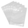 Пакеты дой-пак с замком ZIP LOCK, прозрачные, 120х200 + 40 мм, КОМПЛЕКТ 100 штук, 70 мкм, BRAUBERG, 700696, 700696