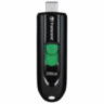 Флеш-диск 256GB TRANSCEND JetFlash 790C, разъем USB Type-С, черный/зеленый, TS256GJF790C, 513651