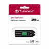 Флеш-диск 256GB TRANSCEND JetFlash 790C, разъем USB Type-С, черный/зеленый, TS256GJF790C, 513651