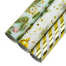 Бумага упаковочная новогодняя НАБОР 3 шт. "Golden XMAS", С ЭФФЕКТАМИ, 70х100 см, ЗОЛОТАЯ СКАЗКА, 592188, 592188