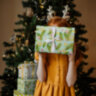 Бумага упаковочная новогодняя НАБОР 3 шт. "Golden XMAS", С ЭФФЕКТАМИ, 70х100 см, ЗОЛОТАЯ СКАЗКА, 592188, 592188