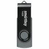 Флеш-диск 16 GB SMARTBUY Twist USB 2.0, черный, SB016GB2TWK, 513907