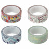 Клейкая WASHI-лента для декора, 15 мм х 5 м, ассорти, в дисплее, рисовая бумага, ОСТРОВ СОКРОВИЩ, 661719, 32 штук, 661719