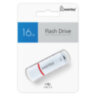 Флеш-диск 16 GB, SMARTBUY Crown, USB 2.0, белый, SB16GBCRW-W, 512762