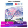 Бумага для акварели БОЛЬШАЯ А3, 10 л., 200 г/м2, 297х420 мм, BRAUBERG, "Сакура", 125224, 125224