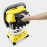 Пылесос хозяйственный KARCHER WD 5 S, мусоросборник 25 л, мощность 1100 Вт, желтый, 1.628-350.0, 456636