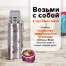 Термос LAIMA с узким горлом, 0,5 л, нержавеющая сталь, с рисунком, 601410, 601410