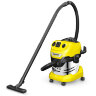 Пылесос хозяйственный KARCHER WD 4 PS, мусоросборник 20 л, мощность 1000 Вт, желтый, 1.628-290.0, 457239