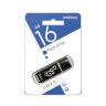 Флеш-диск 16 GB, SMARTBUY Glossy, USB 2.0, черный, SB16GBGS-K, 512190