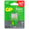 Батарейка 1 шт., GP Super G-Tech, Крона (6LR61, 6LF22, 1604A), алкалиновая, блистер, 1604A-5CR1, 1604A-BC1, 450625