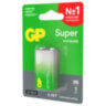 Батарейка 1 шт., GP Super G-Tech, Крона (6LR61, 6LF22, 1604A), алкалиновая, блистер, 1604A-5CR1, 1604A-BC1, 450625