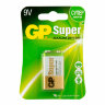 Батарейка 1 шт., GP Super G-Tech, Крона (6LR61, 6LF22, 1604A), алкалиновая, блистер, 1604A-5CR1, 1604A-BC1, 450625