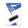 Флеш-диск 16 GB, SMARTBUY Quartz, USB 2.0, черный, SB16GBQZ-K, 512765