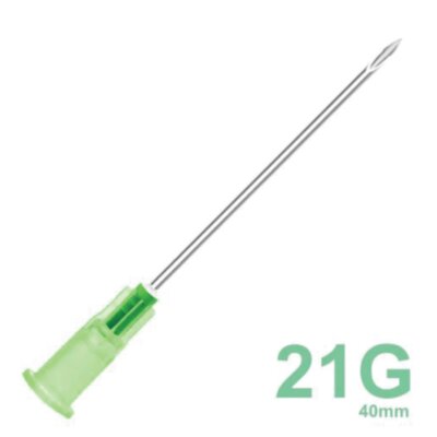 Иглы инъекционные одноразовые SFM 0,80 х 40 - 21G, КОМПЛЕКТ 100 шт., 631298
