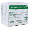 Иглы инъекционные одноразовые SFM 0,80 х 40 - 21G, КОМПЛЕКТ 100 шт., 631298
