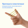 Резинки банковские универсальные диаметром 60 мм, BRAUBERG 1000 г, желтые, натуральный каучук, 440104, 440104