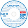 Диски CD-R CROMEX, 700 Mb, 52x, Cake Box (упаковка на шпиле), КОМПЛЕКТ 100 шт., 513778, 513778
