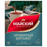 Чай МАЙСКИЙ "Ароматный бергамот" черный цейлонский байховый, 100 пакетиков по 1,5 г, 102627, 624179