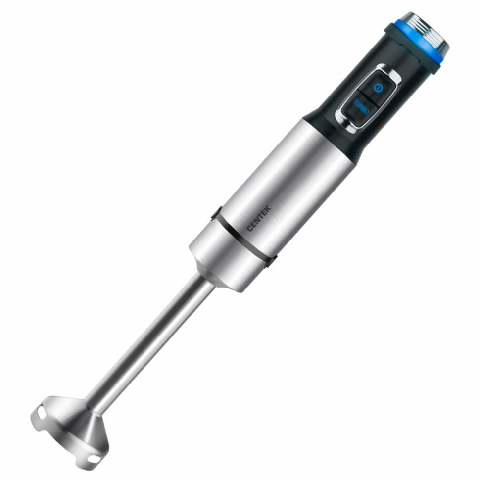 Блендер погружной CENTEK CT-1311, 1500 Вт, 15 скоростей, 5 насадок, стакан, черный, 457568