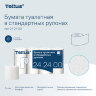 Бумага туалетная Tellus/TORK КОМФОРТ (Система ТР4), спайка 8 рулонов по 16 метров, 3-слойная, 242400, 118795