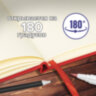 Скетчбук, слоновая кость 140 г/м2 200х200 мм, 80 л., КОЖЗАМ, резинка, BRAUBERG ART CLASSIC, красный, 113195, 113195