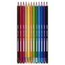 Карандаши цветные стираемые с резинкой CARIOCA "Erasable", 12 цветов, шестигранные, грифель 3 мм, 42897, 181699