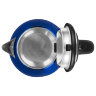 Чайник SONNEN KT-118B, 1,8 л, 1500 Вт, закрытый нагревательный элемент, нержавеющая сталь, синий, 452927, 452927