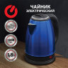 Чайник SONNEN KT-118B, 1,8 л, 1500 Вт, закрытый нагревательный элемент, нержавеющая сталь, синий, 452927, 452927