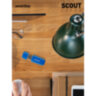 Флеш-диск 16 GB SMARTBUY Scout USB 2.0, синий, SB016GB2SCB, 513763