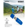 Флеш-диск 16 GB SMARTBUY Scout USB 2.0, синий, SB016GB2SCB, 513763