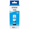 Чернила EPSON 108 (C13T09C24A) для СНПЧ EPSON L8050 /L8100 /L18050, голубые, ОРИГИНАЛЬНЫЕ, 364532