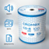 Диски CD-R CROMEX, 700 Mb, 52x, Bulk (термоусадка без шпиля), КОМПЛЕКТ 100 шт., 513779, 513779