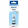 Чернила EPSON 108 (C13T09C54A) для СНПЧ EPSON L8050 /L8100 /L18050, светло-голубые, ОРИГИНАЛЬНЫЕ, 364535