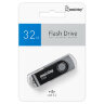 Флеш-диск 32 GB SMARTBUY Twist USB 2.0, черный, SB032GB2TWK, 513909